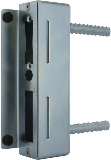 FeNau Gegenkasten verzinkt in Silber zum Einbetonieren mit Schließblech, B/T/H: 4,0 x 17,3 x 173 mm - Bild 1