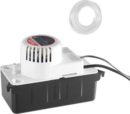 VEVOR Kondensatpumpe Weiß, 1/50 HP, 65 GPH, 4,57 m Förderhöhe, 1,9 l Tank mit Schwimmerschalter und 6,1 m Schlauch für Klimaanlagen, Luftentfeuchter, Heizungen und Eiswürfelmaschinen - Bild 1