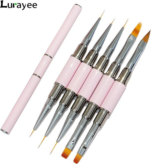 Lurayee Dual-ended Nagel Pinsel für Acryl und Nail Art, Unisex - Bild 1
