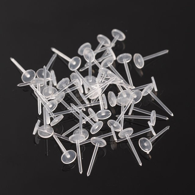 Ohrstecker Kunststoff, 3/5 mm, Unisex - Bild 1