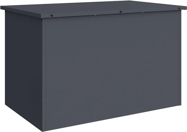 vidaXL Außenlagerbox aus Stahl in Anthrazit B/T/H: 80 x 50,5 x 50 cm - Bild 1