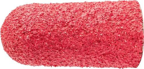 PFERD TOOLS POLICAP Schleifkappe PC Rundkegelform Keramikkorn Ø 11 x 25 mm CO-COOL80 für Edelstahl, Rot, 50 Stück - Bild 1