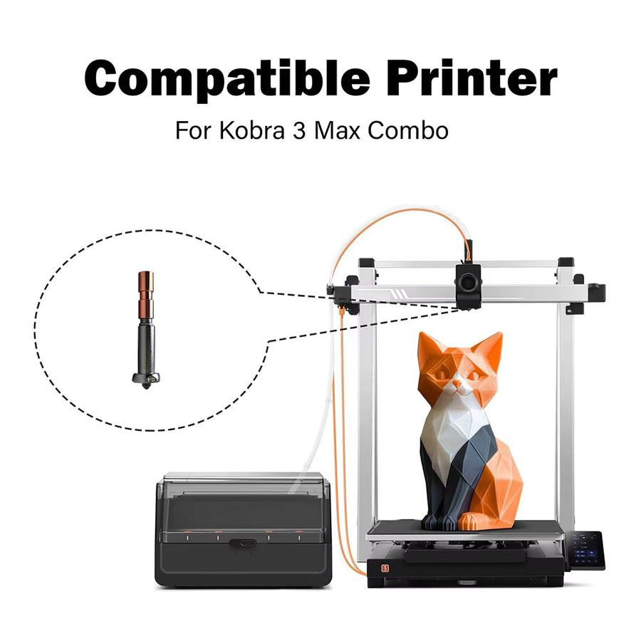 Anycubic Düse für Kobra 3 Max und Kobra 3 Max Combo mit schnellem Aufheizen in 0,4mm, 0,6mm oder 0,8mm - Bild 3