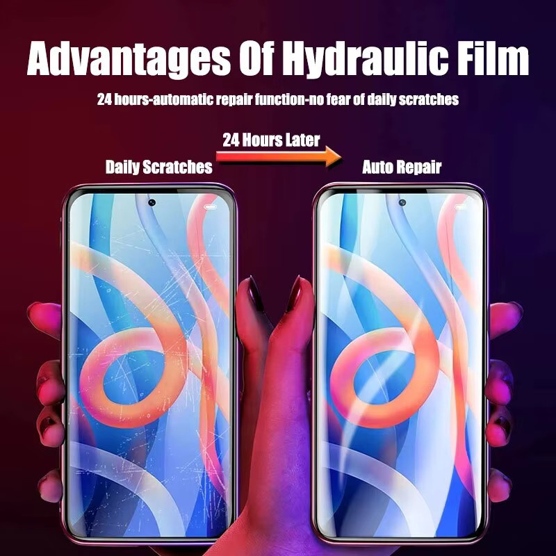 4er-Pack Xiaomi Hydrogel Displayfolie Transparent für Redmi Note 13 12 11 10 9 Pro, Redmi Note 9S 10S 11S und POCO X3 X4 X5 X6 - Bild 6