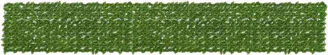 vidaXL Balkonsichtschutz künstliche Hecke in Grün und Gelb, Breite: 500 cm, Höhe: 75 cm - Bild 1