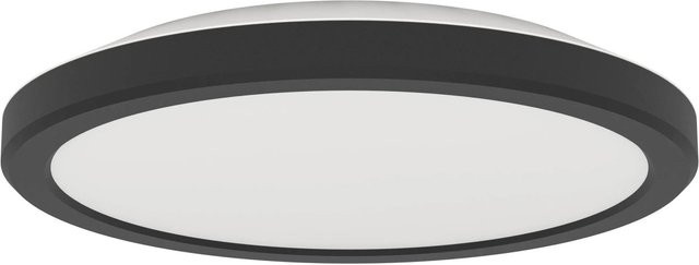 Eglo LED-Deckenleuchte Testara-E in Schwarz mit 4.000 K, Höhe: 3 cm, Durchmesser: 21,1 cm - Bild 1