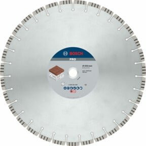 Bosch Diamanttrennscheibe Best for Abrasive für Beton, Farbe: Silber, Durchmesser: 450 mm, Bohrung: 25,4 mm - Bild 1