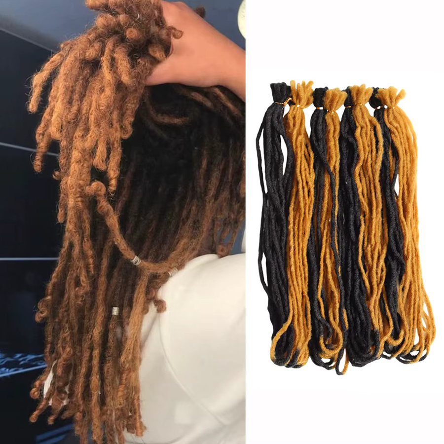 OLD STREET Haarverlängerung Dreadlocks, 40 Zoll, Blond Schwarz, Damen - Bild 4