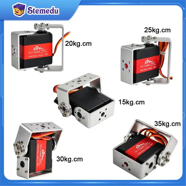 wishiot Metal Digital Servo, Brushed Motor, Dual-Axis, 180/270 Degree - Bild 1