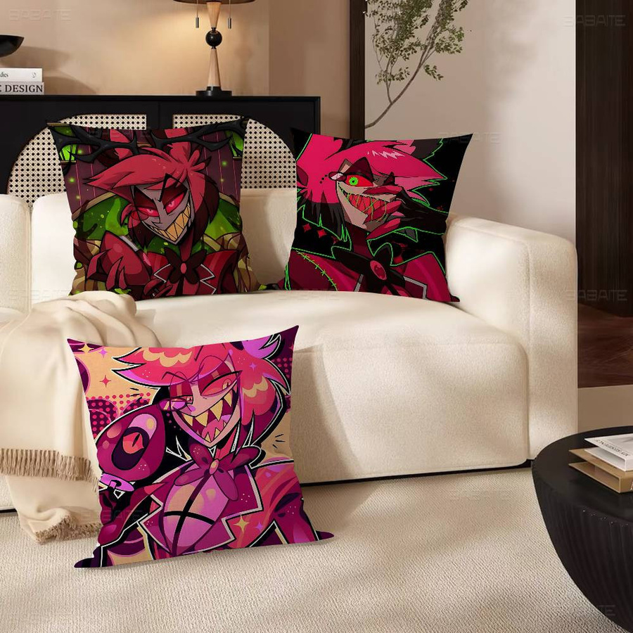 Dekorativer Kissenbezug mit Alastor Anime Motiv von BNYNGFN Home aus Polyester, Breite: 30,48 cm, Höhe: 30,48 cm - Bild 3