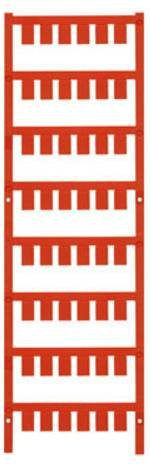 Weidmüller Gerätemarkierung ESG X20 10/7 MC NE RT in Rot mit einer Beschriftungsfläche von 7 x 10 mm zum Aufclipsen - Bild 1