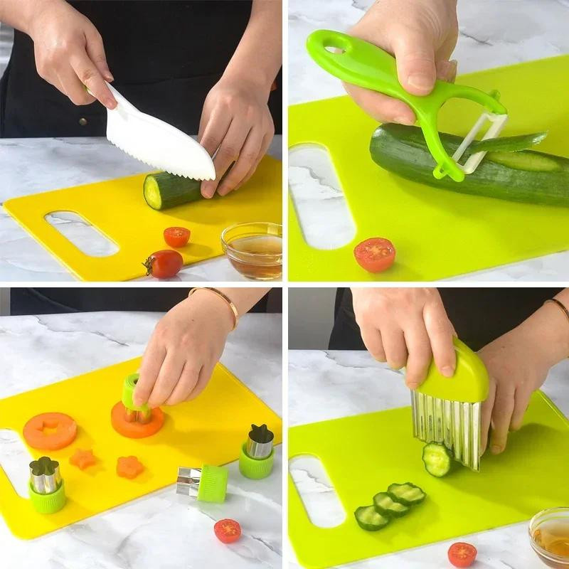 UYAOZHISHANG Kinder Kochsets Montessori Küchenwerkzeuge 13-teiliges Set - Bild 2
