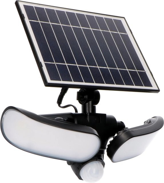 Botshabelo LED Solar-Außenleuchte mit Bewegungssensor in Schwarz - Bild 1