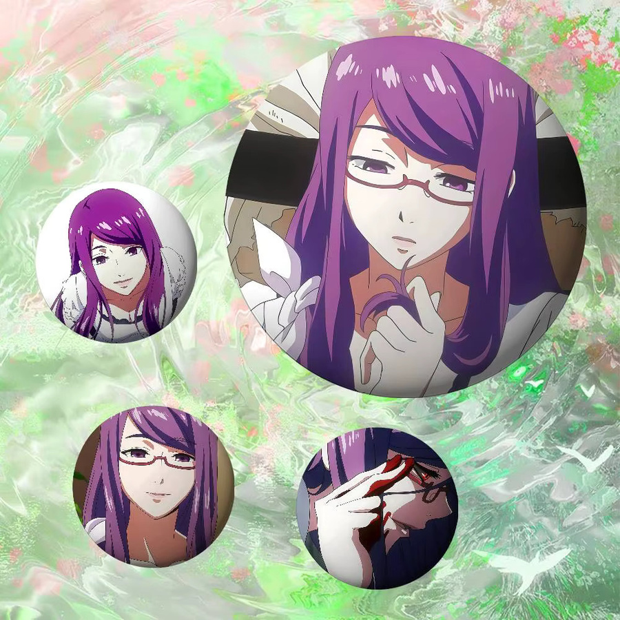 KAYOU Brosche, Anime R-Rize K-Kamishiros, rund, Unisex - Bild 5