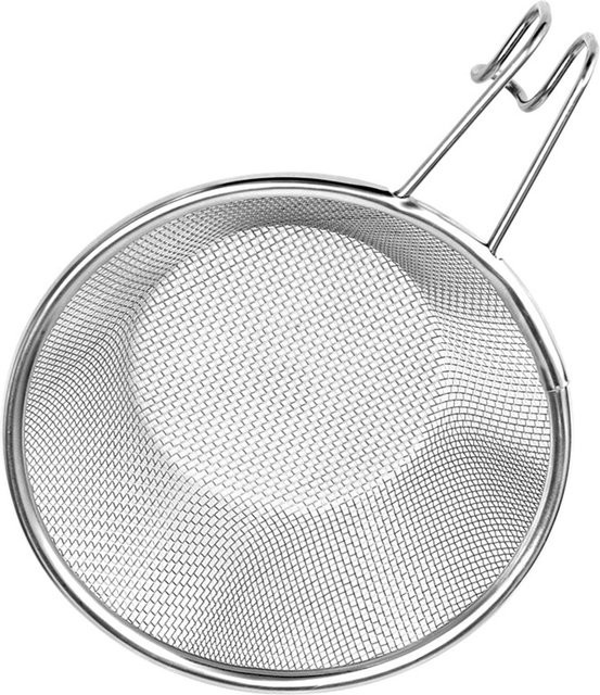TOMTOP JMS Edelstahlbecher mit Siebfunktion in Weiß für Outdoor, Camping und Angeln, 310 ml - Bild 1
