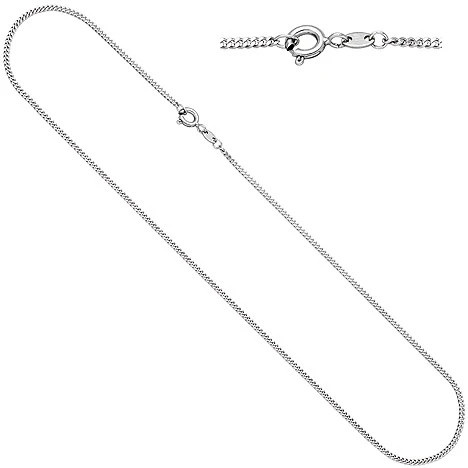 Colfem Panzerkette 585 Weißgold, 42 cm, Unisex - Bild 1