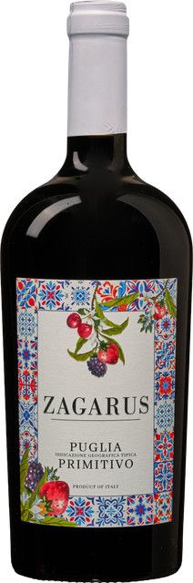 Zagarus Primitivo Rotwein, Puglia, Italien, 0,75 l - Bild 1