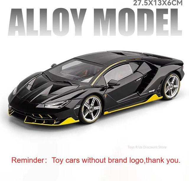 Linyi toy car Huracan Sterrato Lp770 Automodell, 1:18, Metall, Licht und Geräusch, ab 14 Jahre - Bild 1