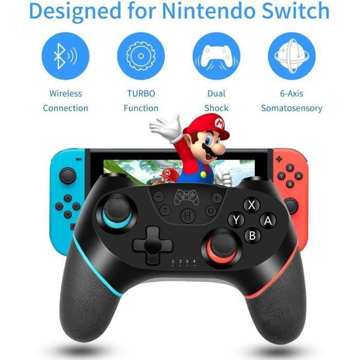 Infoboutik Kabelloser Gamepad Pro Controller für Nintendo Switch - Bild 3
