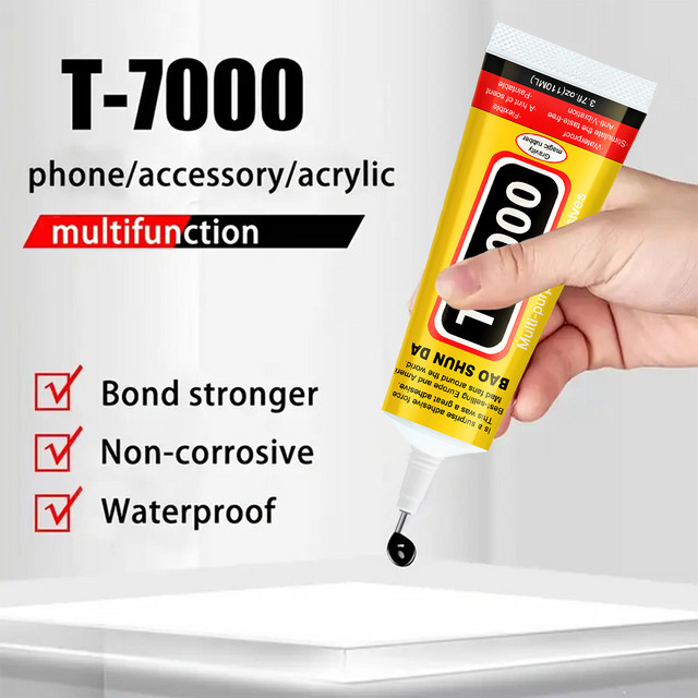T7000 Universal Klebstoff Schwarz für Handy Touchscreen Reparatur und DIY-Projekte, 15 ml / 50 ml / 110 ml - Bild 1