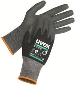 uvex phynomic XG Montagehandschuhe in Grau mit Aqua-Polymer Xtra Grip Schaum-Beschichtung, Größe 12 - Bild 1