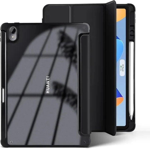 Stoßfeste Schutzhülle für Huawei MatePad Air 11.5 S und MatePad Pro 11 mit Stifthalter in Schwarz - Bild 1