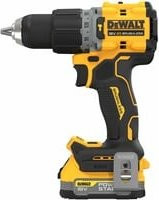 DEWALT 18V XR Akku-Schlagbohrschrauber bürstenlos mit 2x Powerstack Akku, Gelb/Schwarz, DCD805E2T-QW - Bild 1