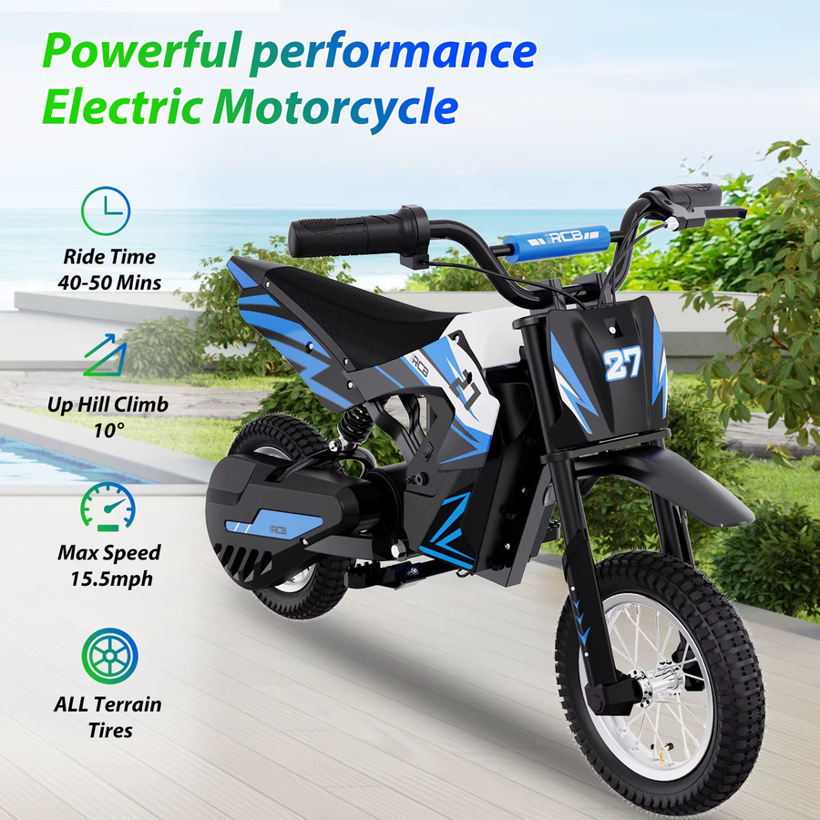 RCB KIDS R9X Elektrisches Kinder-Motorrad, Fahrzeug, ab 3 Jahre - Bild 3