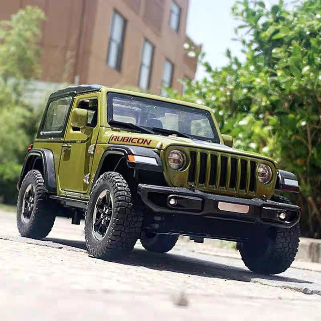 MAKEDA Wrangler Rubicon Druckgussauto, SUV-Fahrzeug, Maßstab 1:24, mit Ton und Licht - Bild 1
