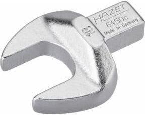 Hazet Einsteck-Maulschlüssel 6450C-18 mit 9 x 12 mm Einsteck-Vierkant und 18 mm Außen-Sechskant Profil in Silber - Bild 1
