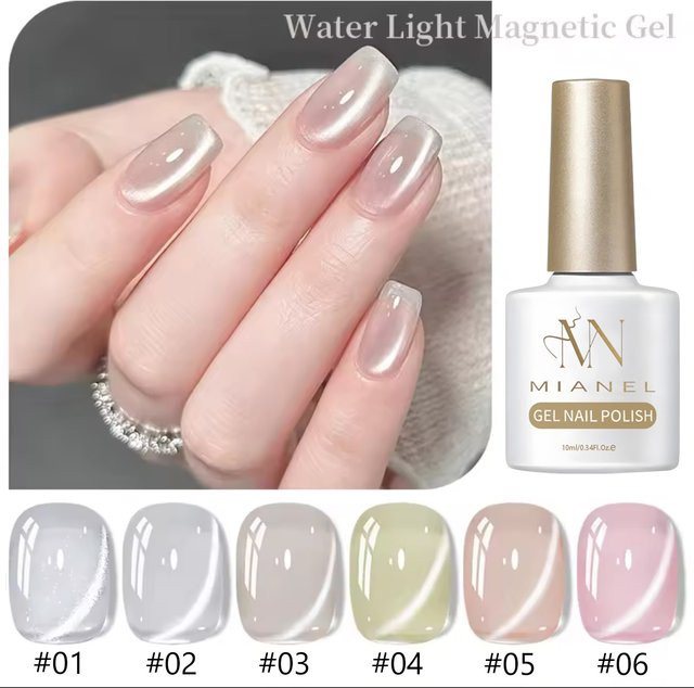MAINEL Nagelgel Milchtee-Farbe, 10 ml, Schimmernd - Bild 1