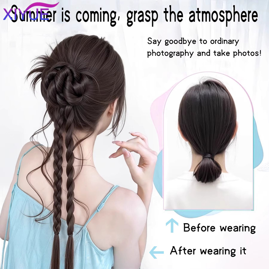 XIYUE Twist Boxing Braid Haarklammer, Synthetische Perücke, Damen - Bild 3