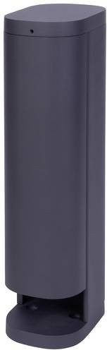 BOLD 10632 Gartensteckdose 2fach Anthrazit aus Aluminium mit IP44 Schutzklasse - Bild 1