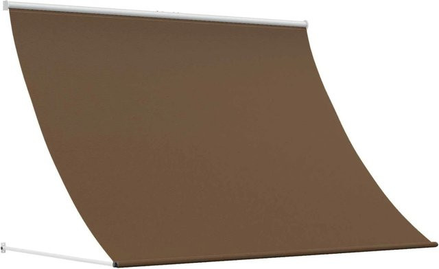 vidaXL Markise Taupe aus Polyester mit Stahlgestell, B/T: 150 x 150 cm - Bild 1