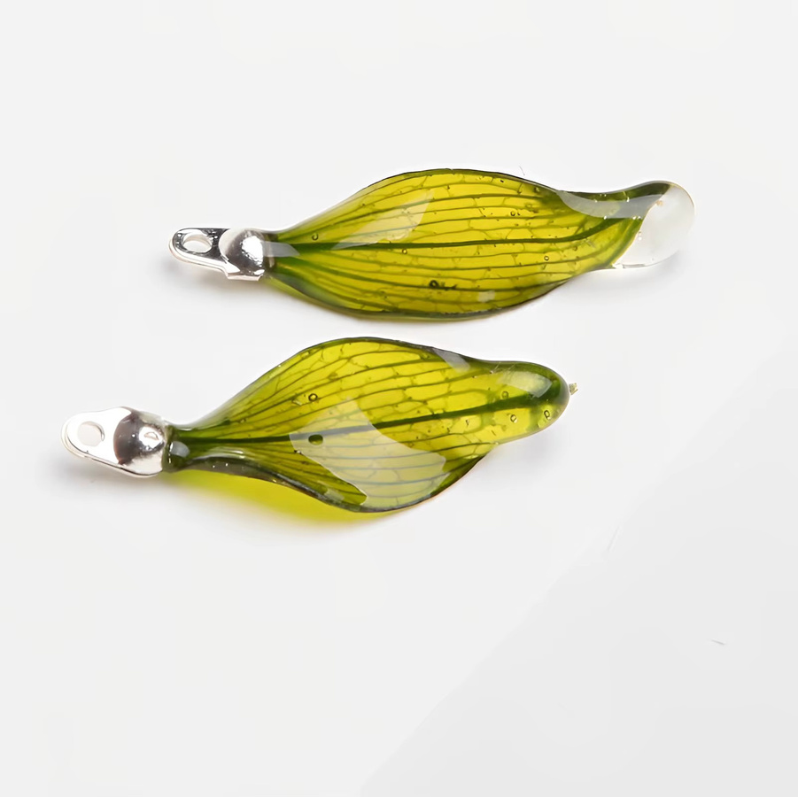 Aqumotic Trockenpflanzen Set aus echten Blättern und natürlichen Blumen in Grün, 10 Stück, Boho-Dekoration - Bild 1