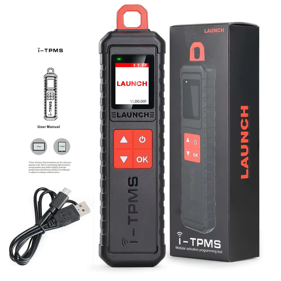 LAUNCH i-TPMS Handheld-TPMS-Servicetool in Schwarz zur Kopplung mit X-431-Scannern und der i-TPMS-App für 315/433-MHz-Sensoren - Bild 4