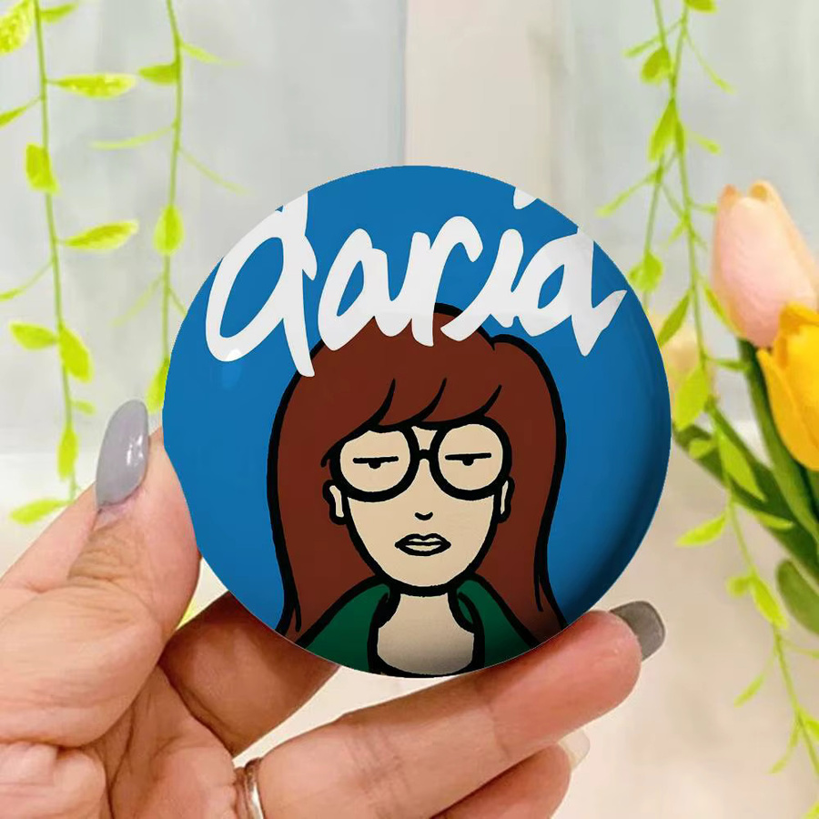 Mesuca Brosche Anime D-Darias, Acryl, Rund - Bild 4