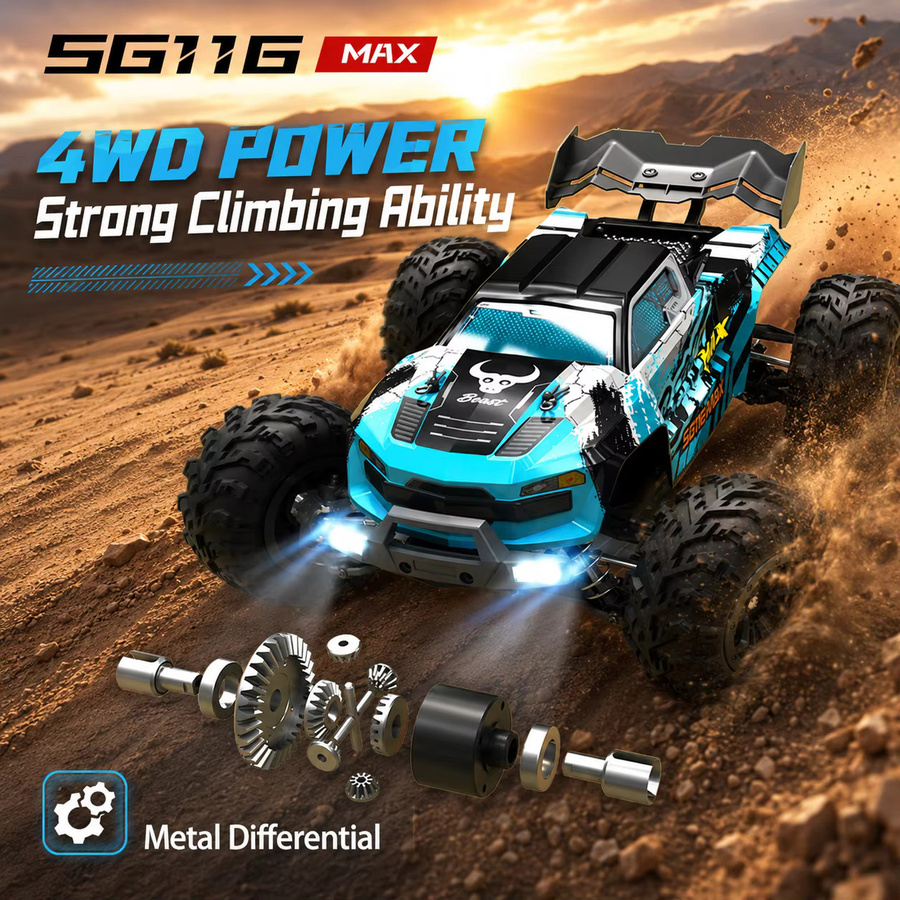 ZNLYRION SG116MAX PRO 4WD RC Auto, 1:16, ferngesteuert, mit LED-Licht, ab 14 Jahren - Bild 4