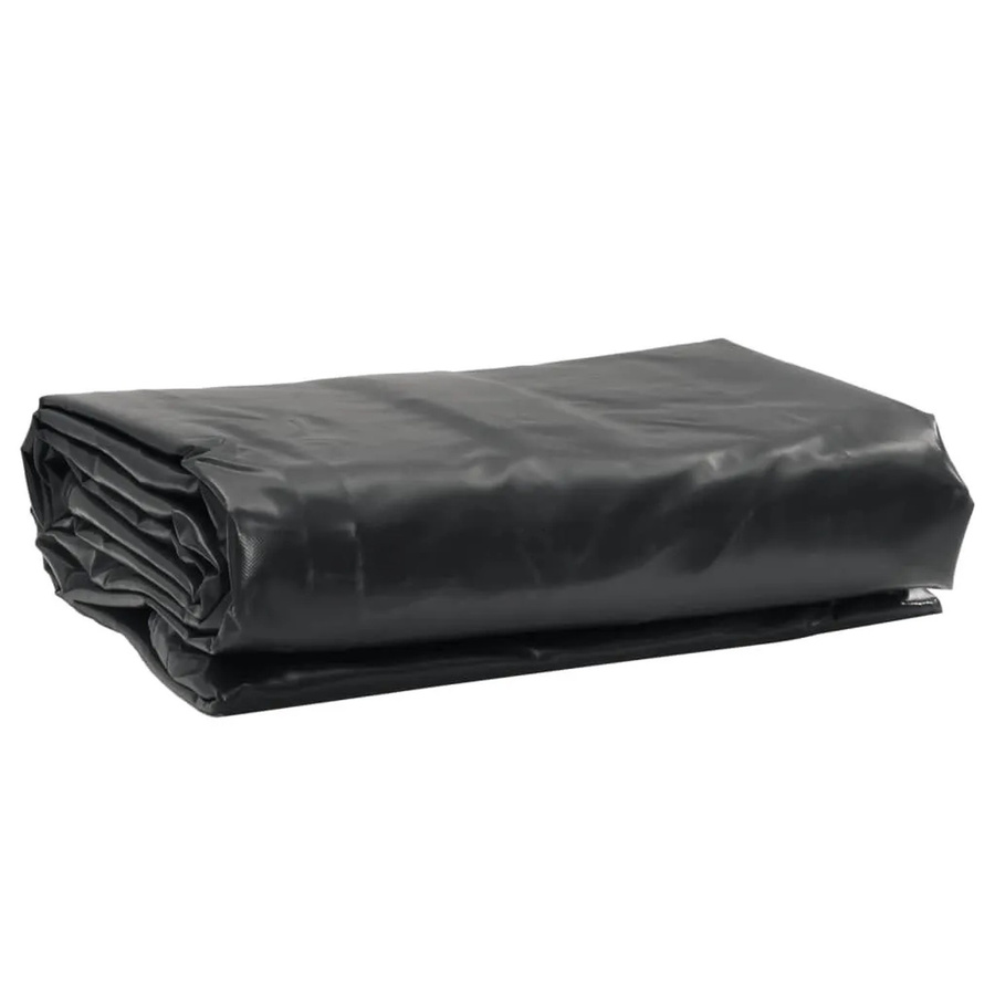 vidaXL Abdeckplane Schwarz aus PVC mit 650 g/m², Breite: 250 cm, Tiefe: 150 cm - Bild 2