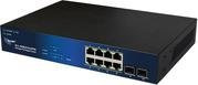 Allnet SG83 Rackmount Gigabit Smart Switch mit 8x RJ-45, 2x SFP und 140W PoE+, V2 (ALL-SG8310v2PM) - Bild 1