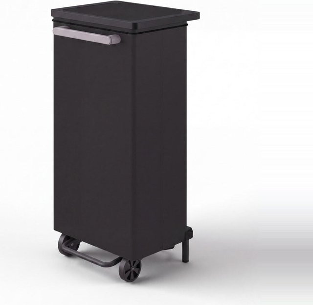 STIL CASA Recycling-Behälter mit Fußpedalöffnung, 110 l, Weiß, B/T/H: 37 x 47 x 96 cm - Bild 1
