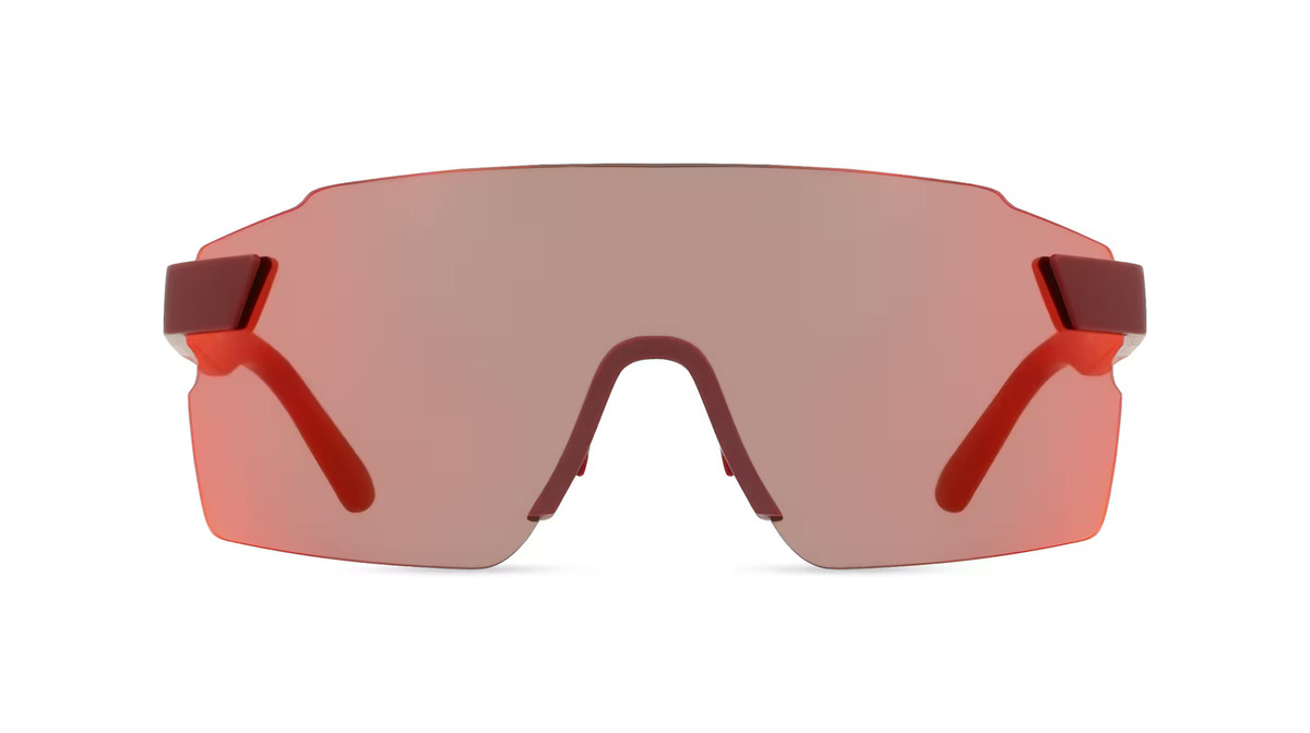 Scuderia Ferrari 0FZ6024U Sonnenbrille, randlos, eckig, Kunststoff, rot, Herren - Bild 1