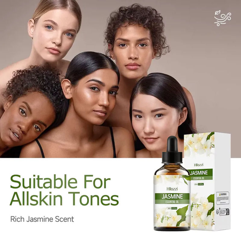 Hllozzi Ätherisches Jasminöl für die Gesichtspflege und Aromatherapie, floral, braun - Bild 5