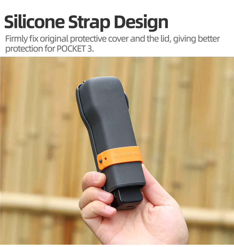 DJI Osmo Pocket 3 Schutzhülle mit Kameraobjektiv-Schutz und Displayschutzfolie in Schwarz inklusive Anti-Fall-Flip-Cover und Schnellverschluss-Hülle - Bild 4