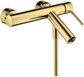 Hansgrohe Axor Starck Wannen-Einhebelmischer mit Pin-Griff in poliert Gold - Bild 1