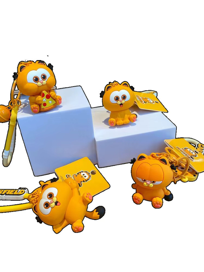 Garfield Schlüsselanhänger, Katzenpuppen-Anhänger, Unisex - Bild 6