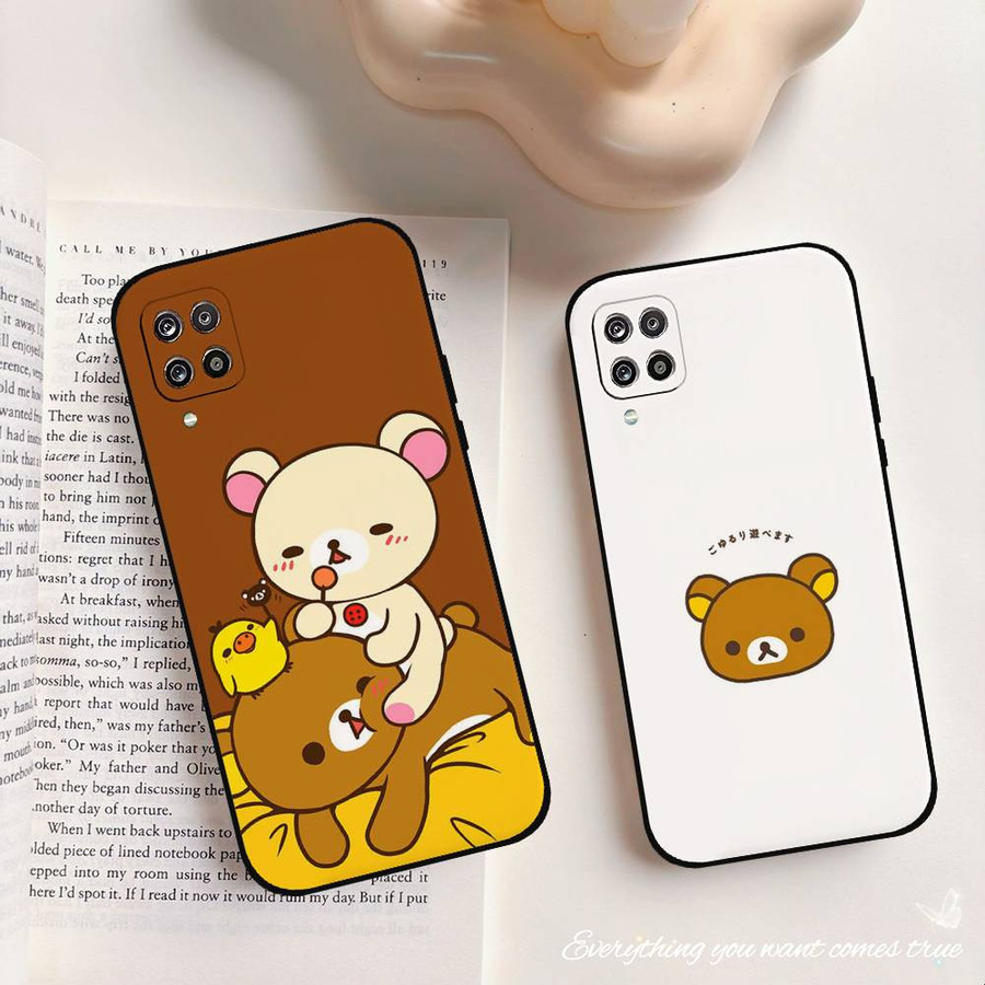Rilakkuma Handyhülle für Samsung Galaxy S21 S22 S23 S24 S25 Ultra FE Plus 5G und A52S von Binchi Health Electronics in weichem Design - Bild 1