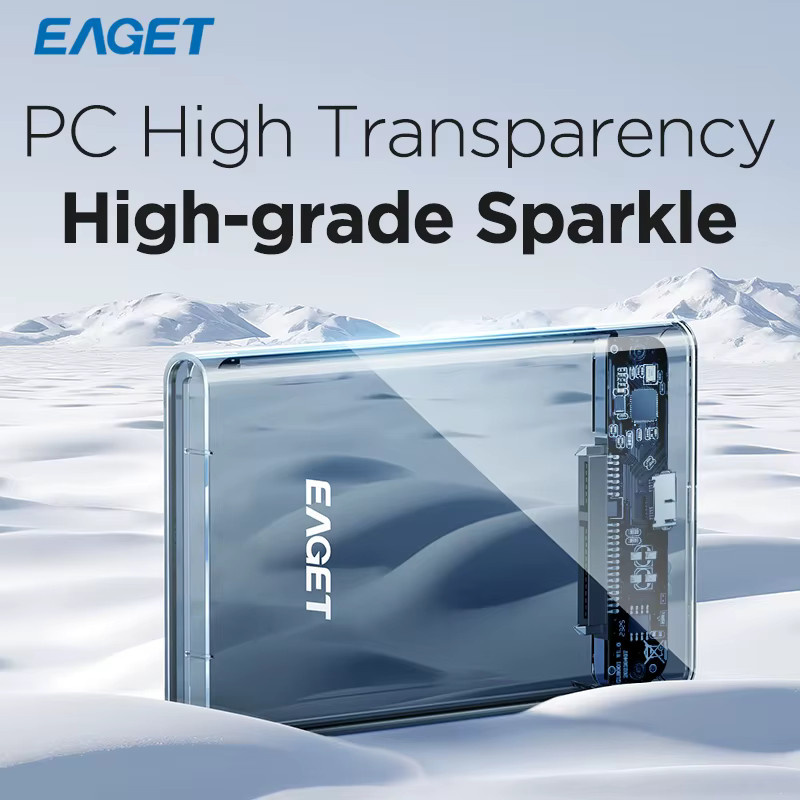 Eaget E16 Externes 2,5-Zoll Festplattengehäuse SATA zu USB-C 3.2 Gen 1 für HDD und SSD - Bild 2