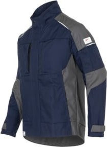 Kübler ACTIVIQ cotton+ Jacke in Dunkelblau/Anthrazit Größe 4XL - Bild 1
