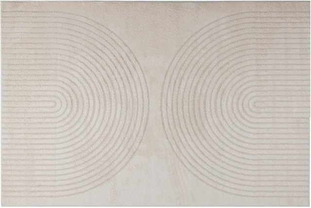 vidaXL Bereichsteppich GALATI in Creme/Beige aus Polyester, modern und pflegeleicht, B/T: 230 x 160 cm - Bild 1